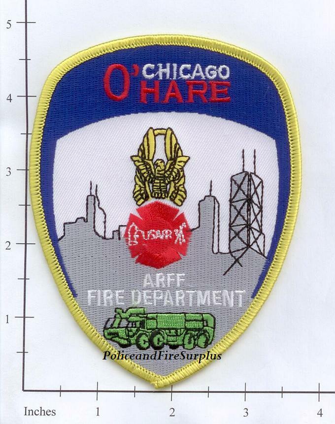 Illinois - Chicago O'Hare Airport IL Fire Dept Patch - ARFF