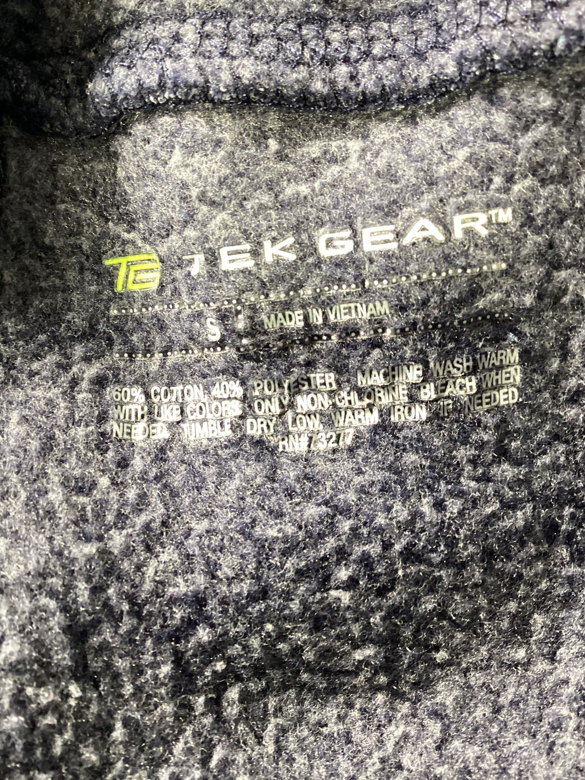 Mens Tek Gear Navy Blue Sweatpants Small EUC