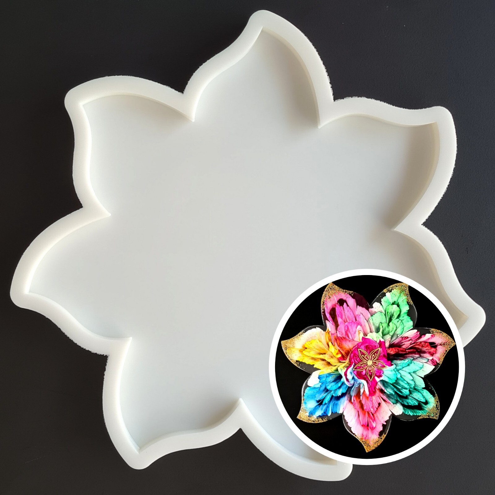 Flower Tray Silicone Mold AU
