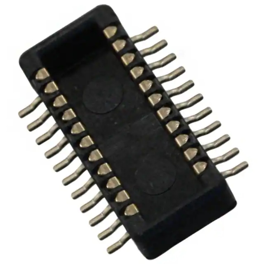 0555600228 Connector Plug, 22 Position Outer Shroud Contacts Surface Mount Gold