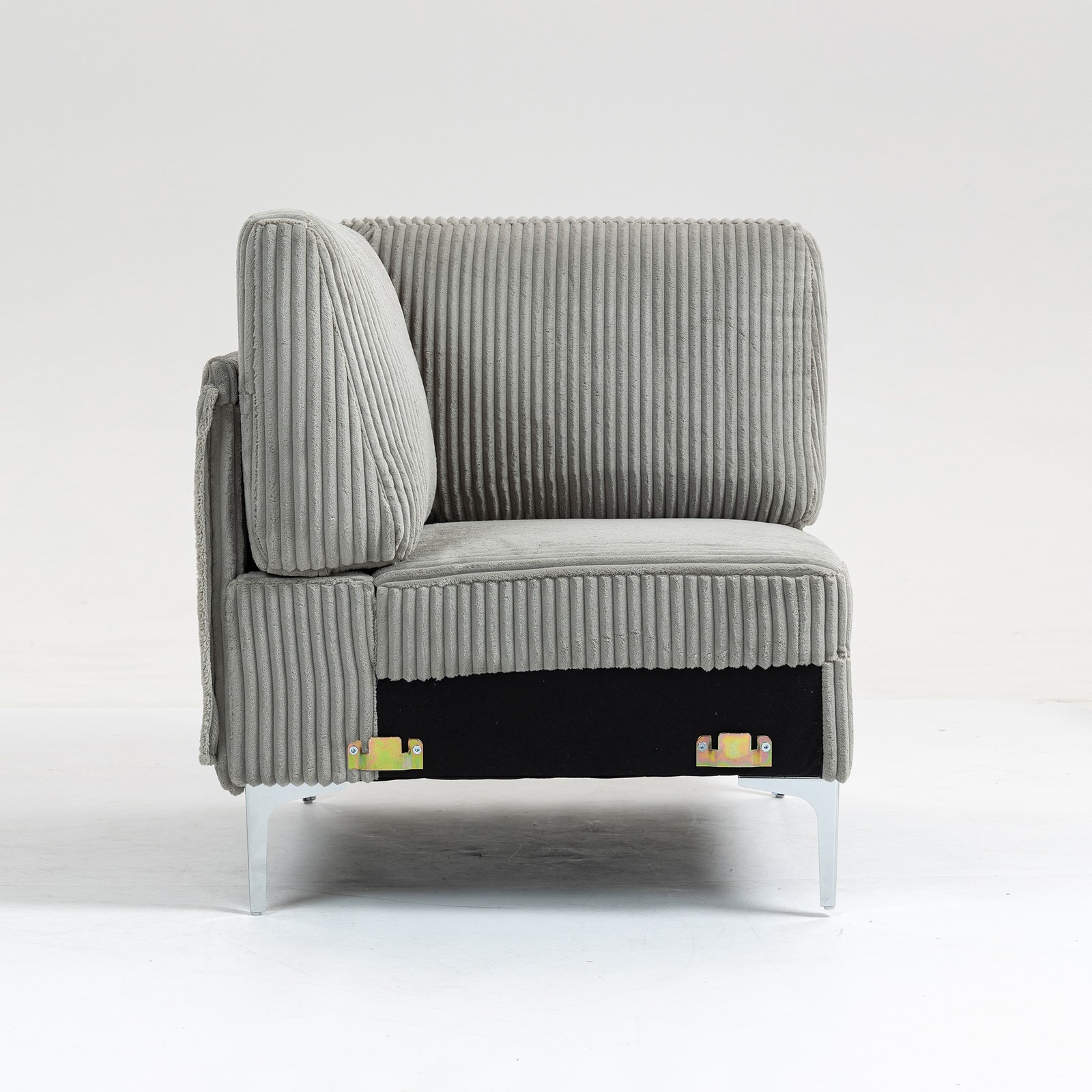 Modular Sectional Sofa Corner Seat,Middle Seat Module Couch,Gray