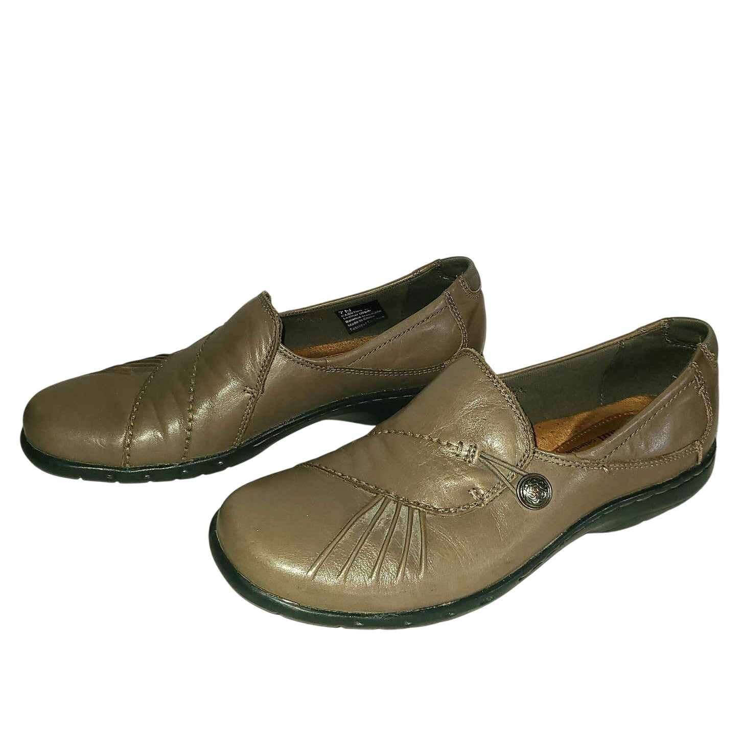 Elegant Slip On Dress Shoe for Women, Rockport Cobb Hill Paulette Flat, Size 7