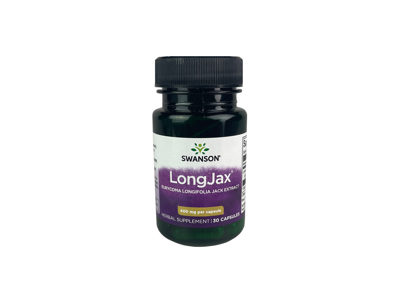 Swanson Longjax Eurycoma Longifolia Jack Extract 400 mg 30 Capsules