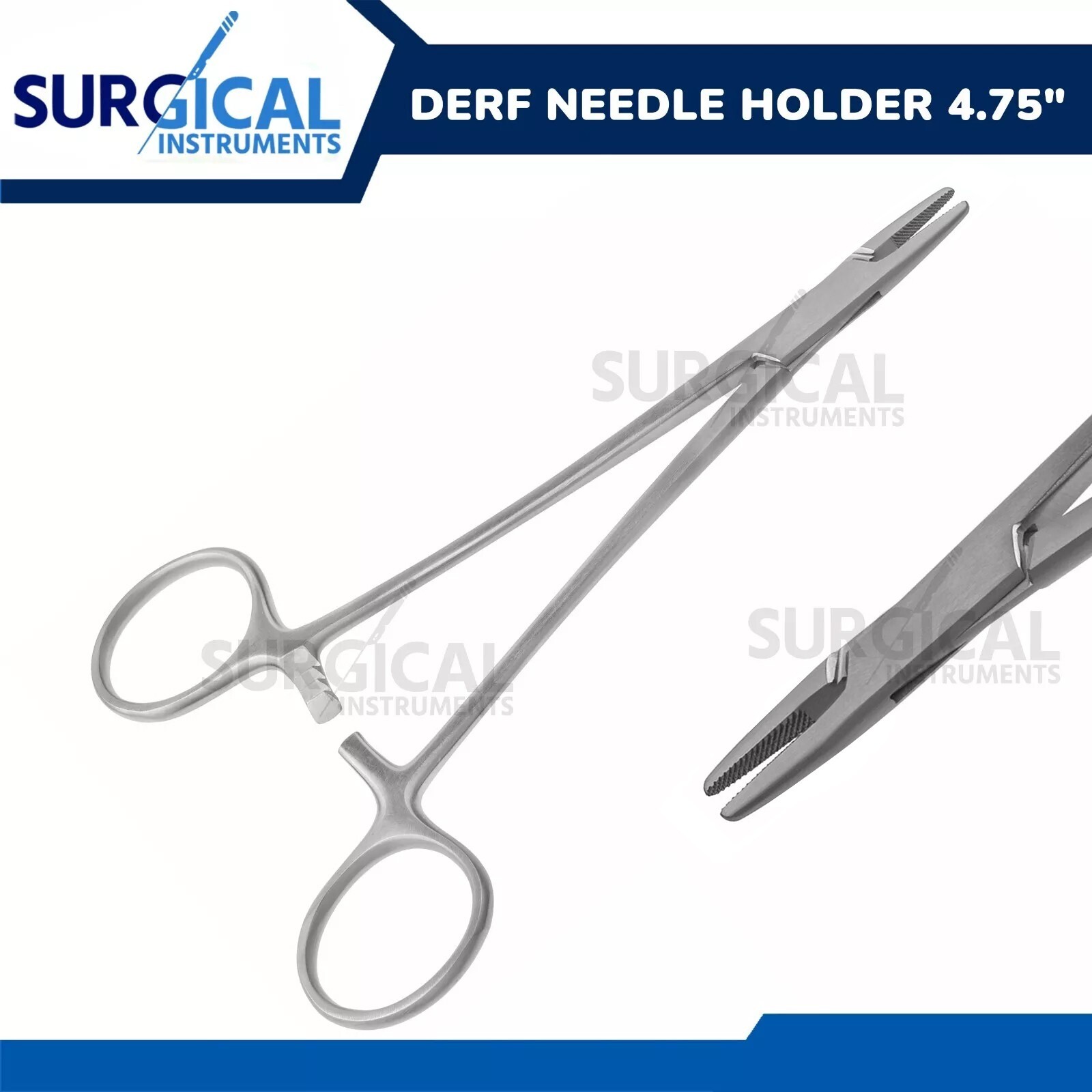 Derf Needle Holder Surgical Dermal Instrument Stainless Steel German Grade