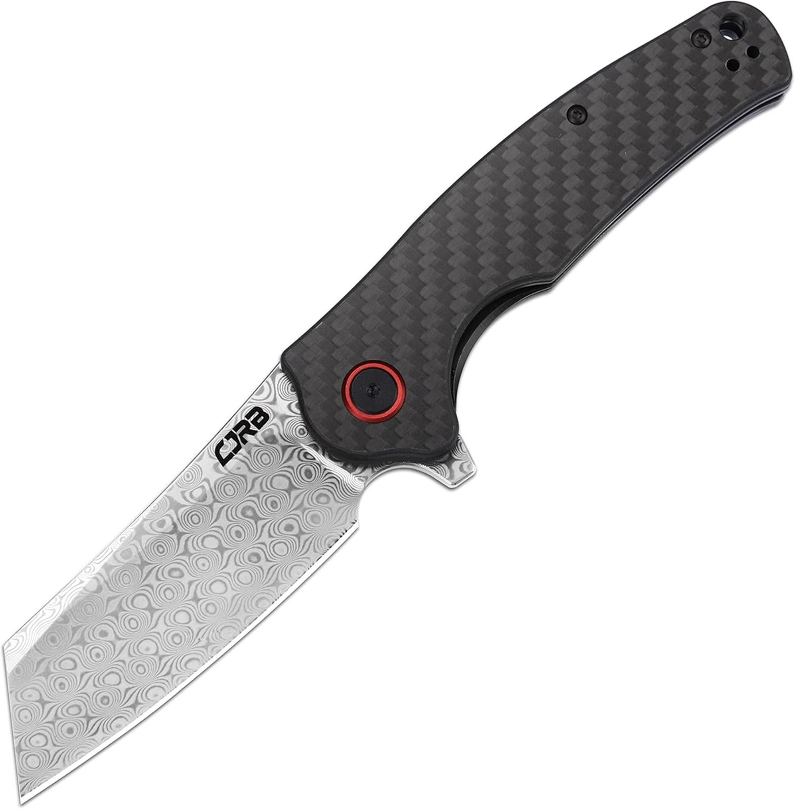 CJRB Crag, Limited Edition Damascus, Carbon Fiber!