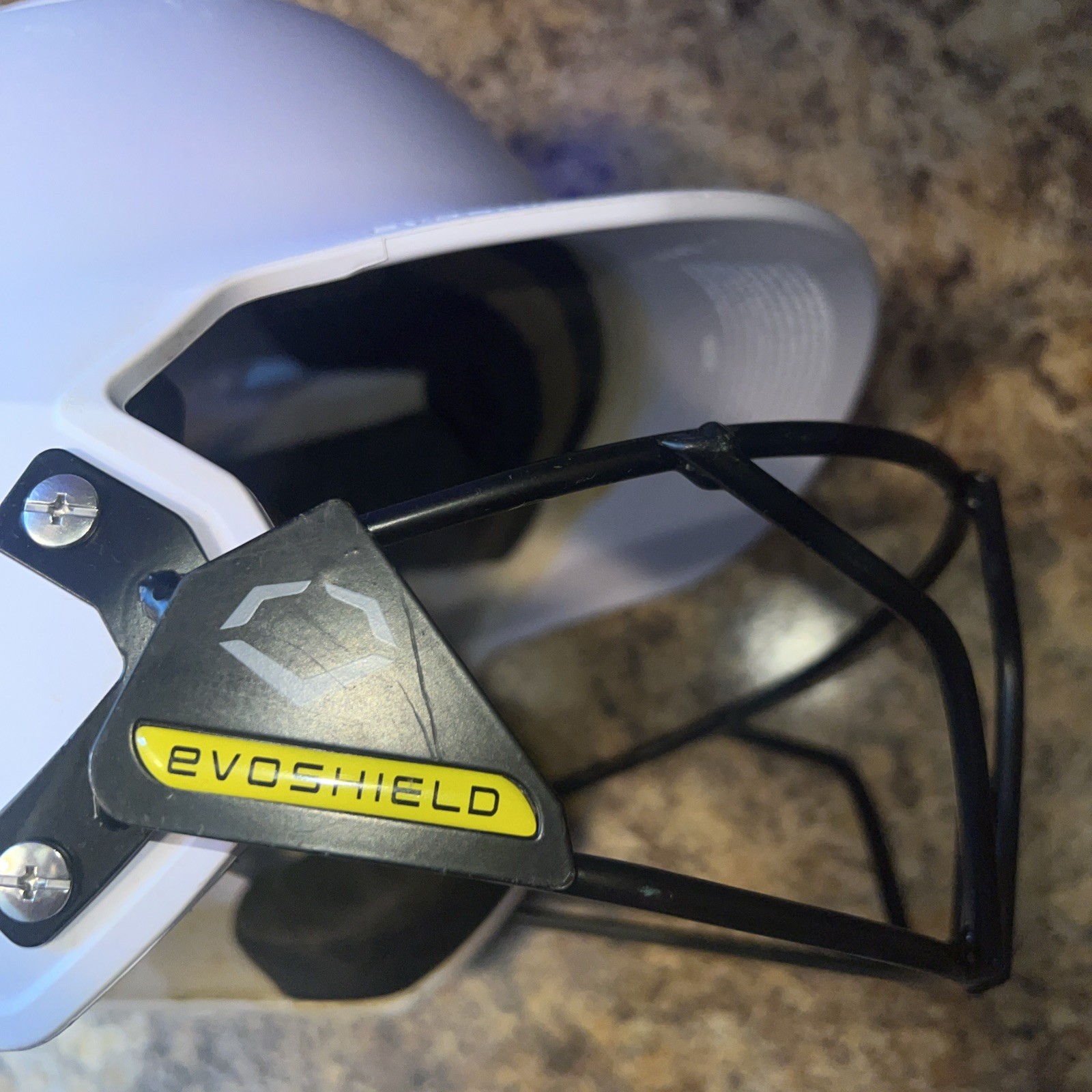 EvoShield XVT 2.0 Matte White Softball Batting Helmet Size medium large