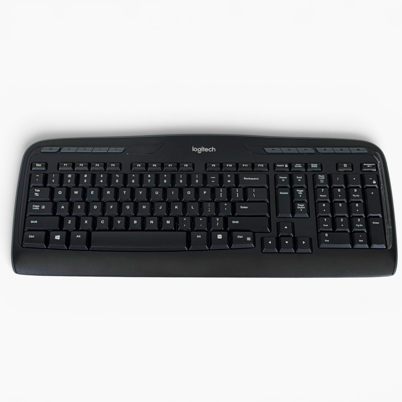 Vintage Logitech K270 Full Size Wireless Keyboard Black Tested