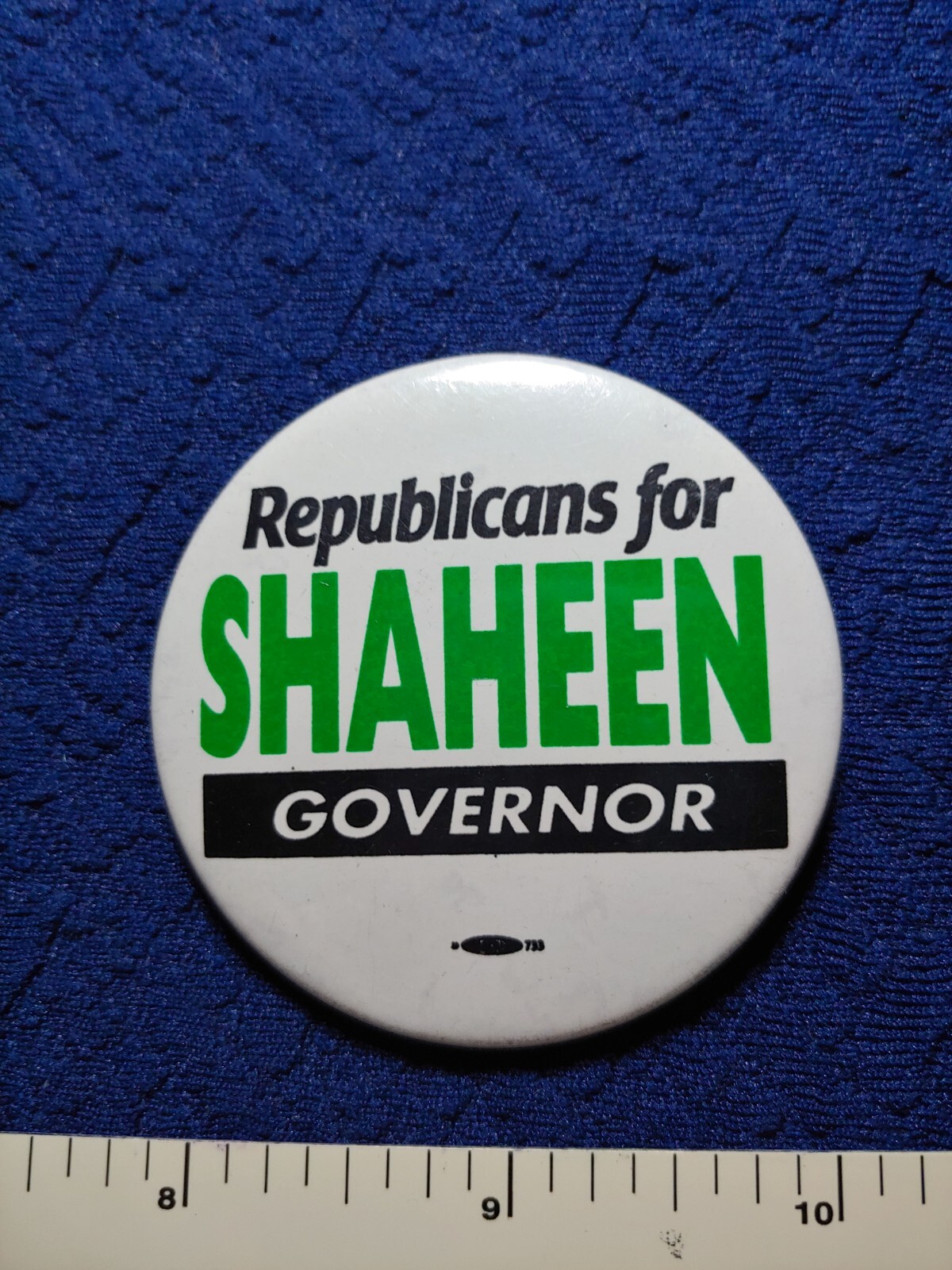 GOP FOR JEANNE SHAHEEN NEW HAMPSHIRE WOMAN GOVERNOR NOW SENATOR PINBACK BUTTON