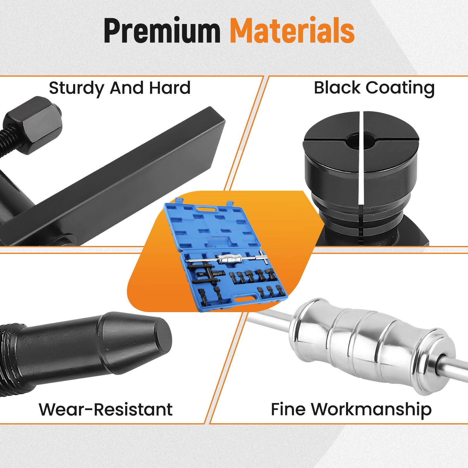 Slide Hammer Pilot Insert Inner Internal Bearing Removal Tool Set 8-32MM