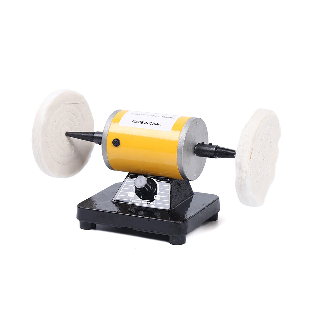 Pro Jewelry Bench Polisher Bench Lathe Polishing Buffing Machine Buffer Grinder