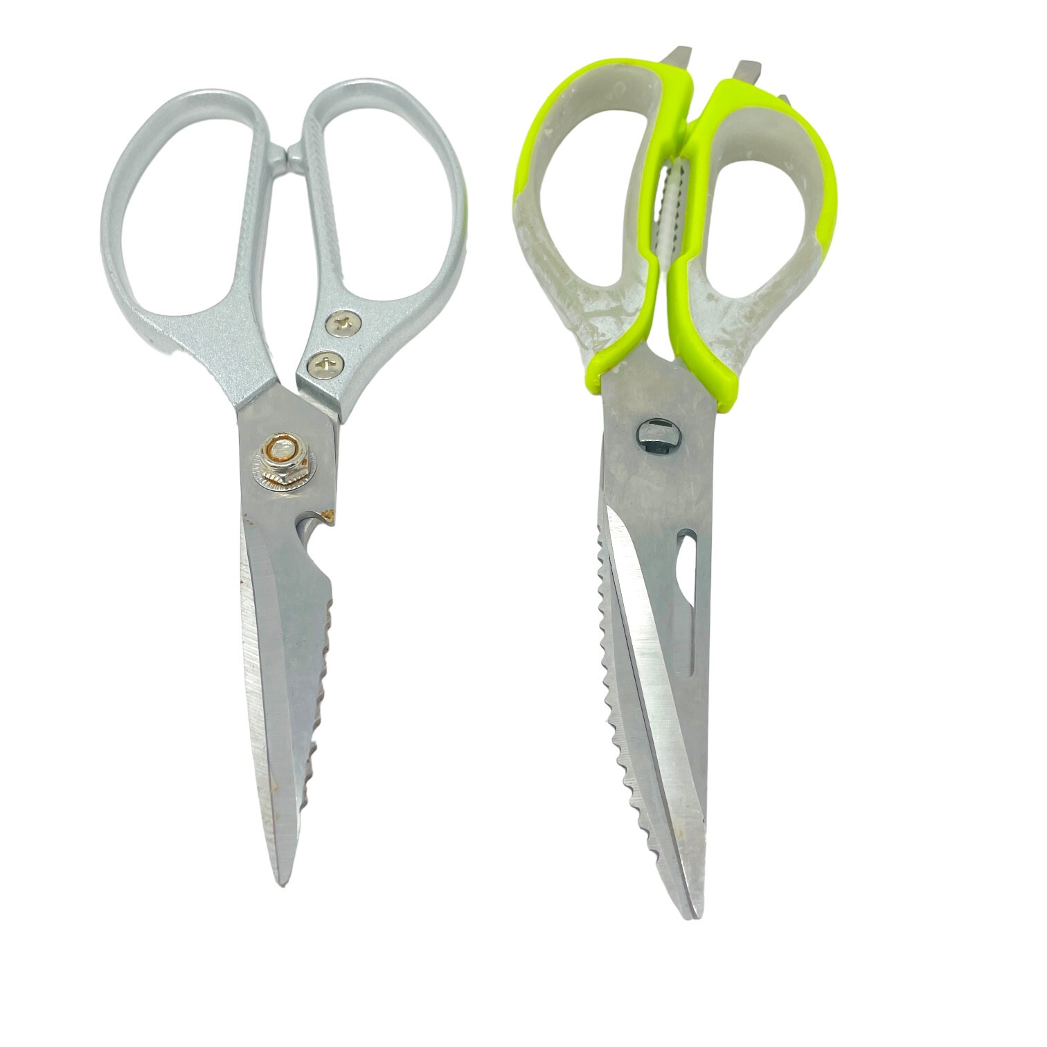 2 Pcs Unbranded Kitchen Scissors Multipurpose Stainless Steel Shears
