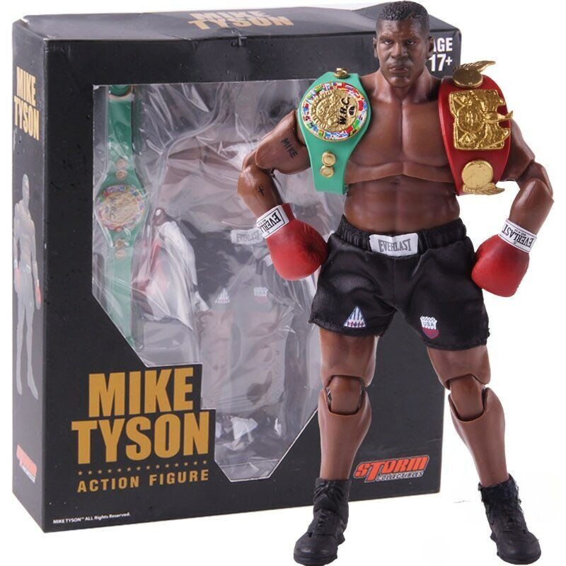 King of Boxing Mike Tyson Boxer with 3 Head Sculpts Action Figure Model Toy Box