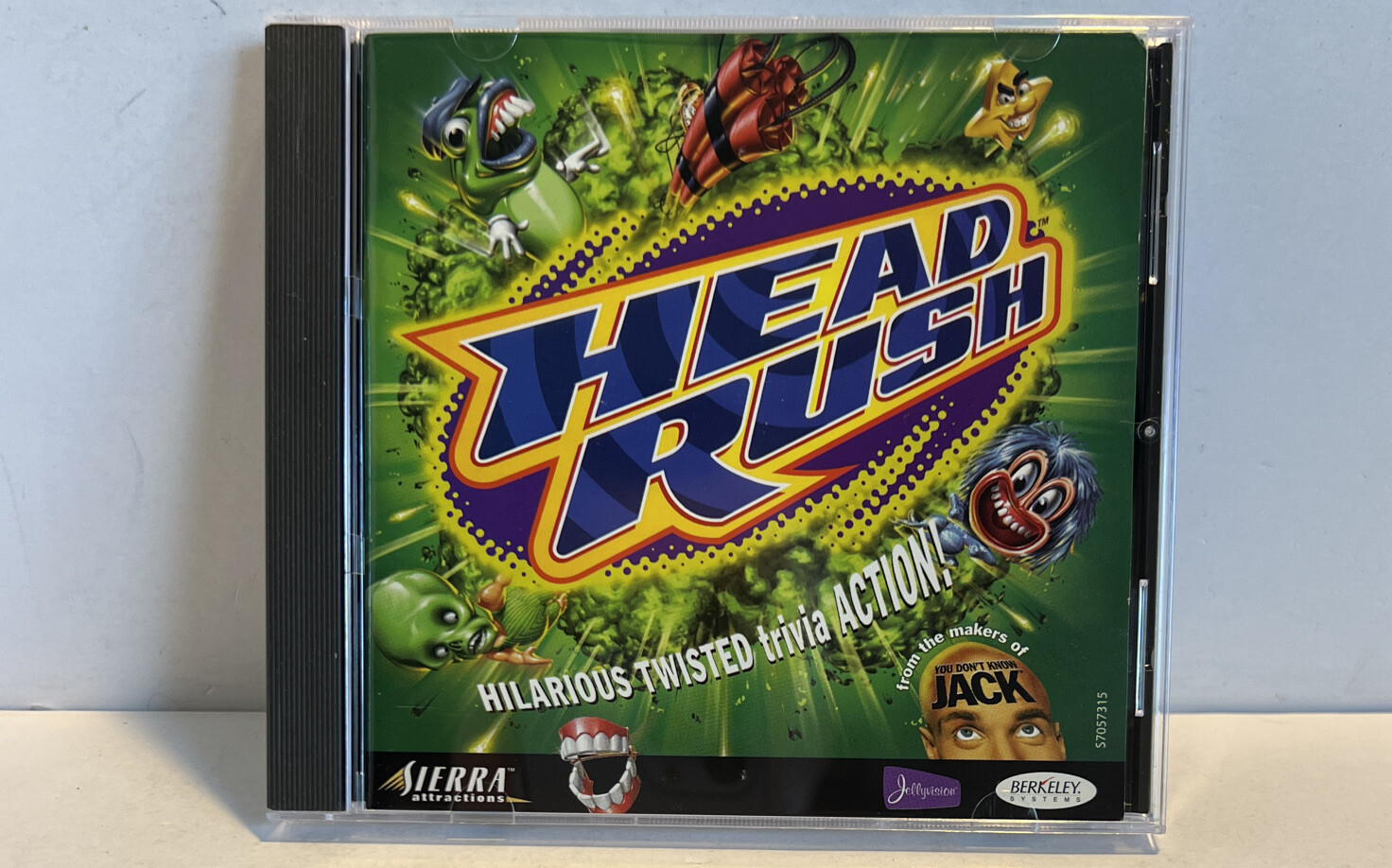 Head Rush PC MAC CD-ROM by You Don't Know Jack 1998 Sierra Win 95/98