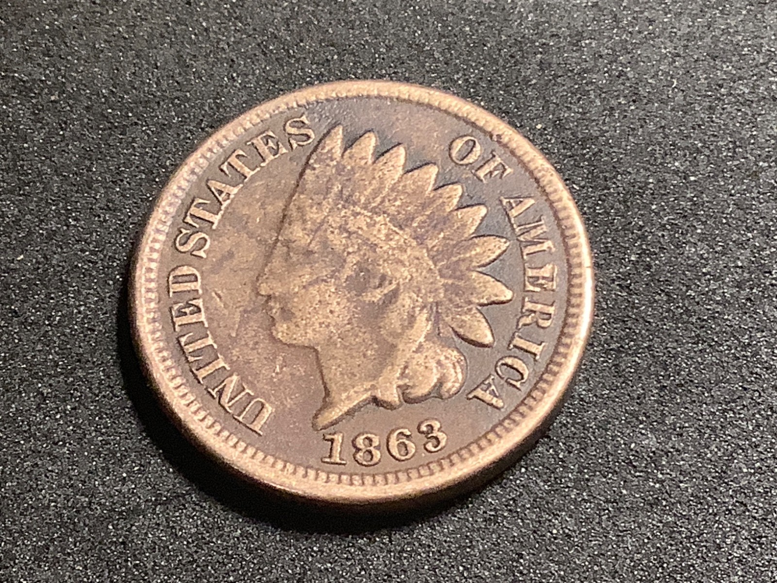1863 Indian Head Cent #8X