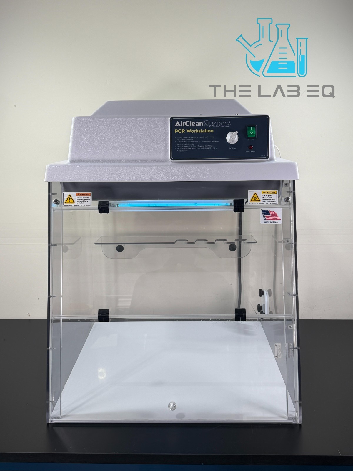 AirClean Systems PCR Workstation AC624LFUV TESTED with Warranty