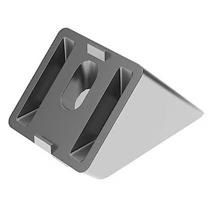 Fath 093Ws38145n08 Angleconnector45, Alum, Gry, 38Mm, 38Mm, Pk2