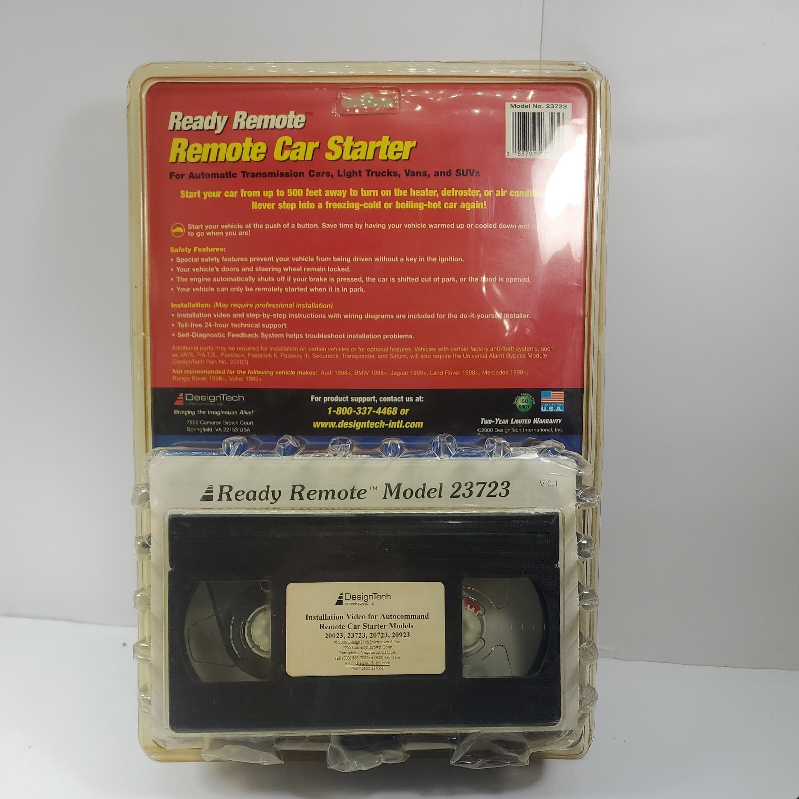 Ready Remote Car Starter With Installation Video DesignTech model 23723