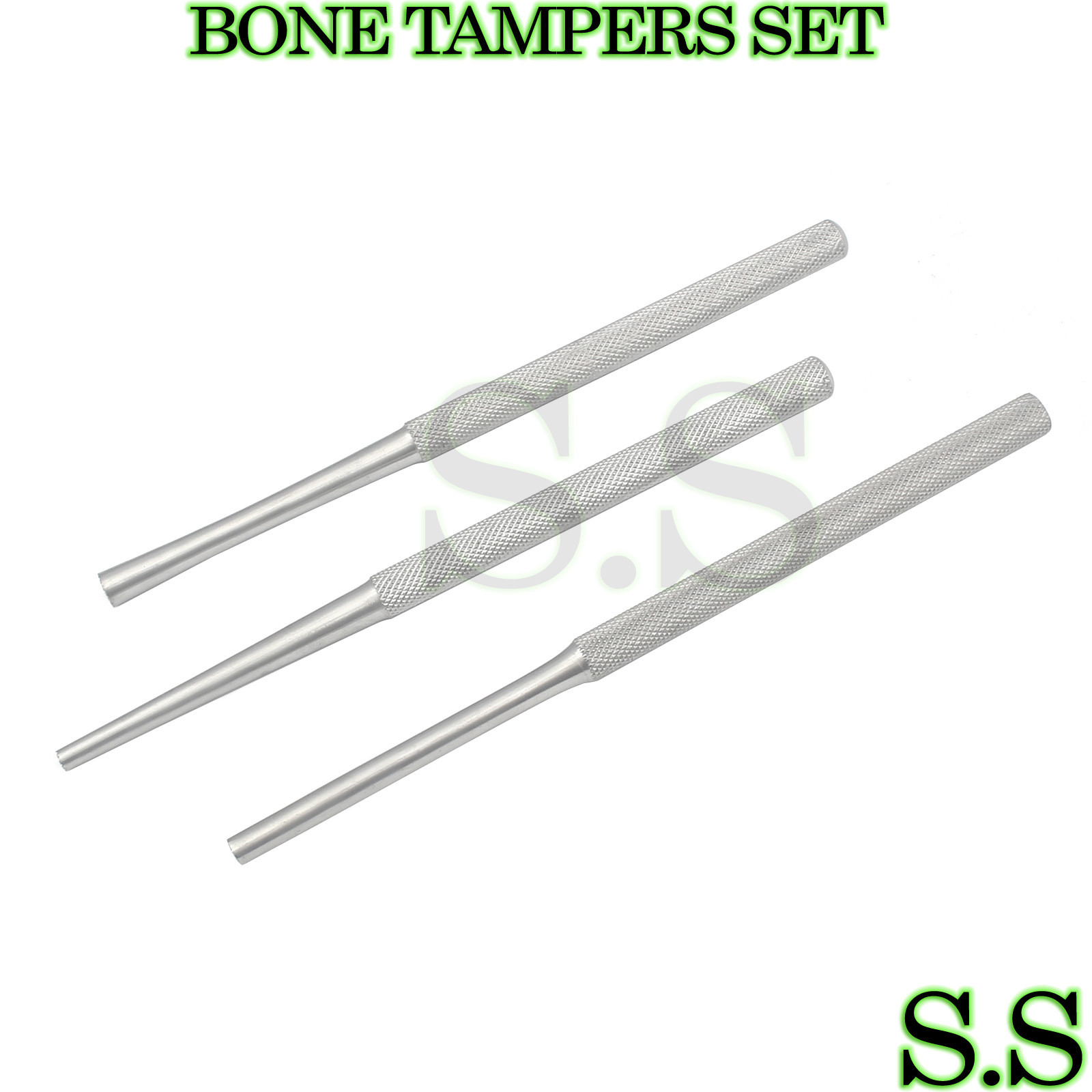 BONE TAMPERS SET OF 3 Orthopedic Instruments