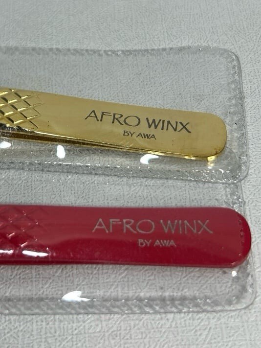 2 New Afro Winx Eyelash Extension Tweezers with Grip Volume and Isolation