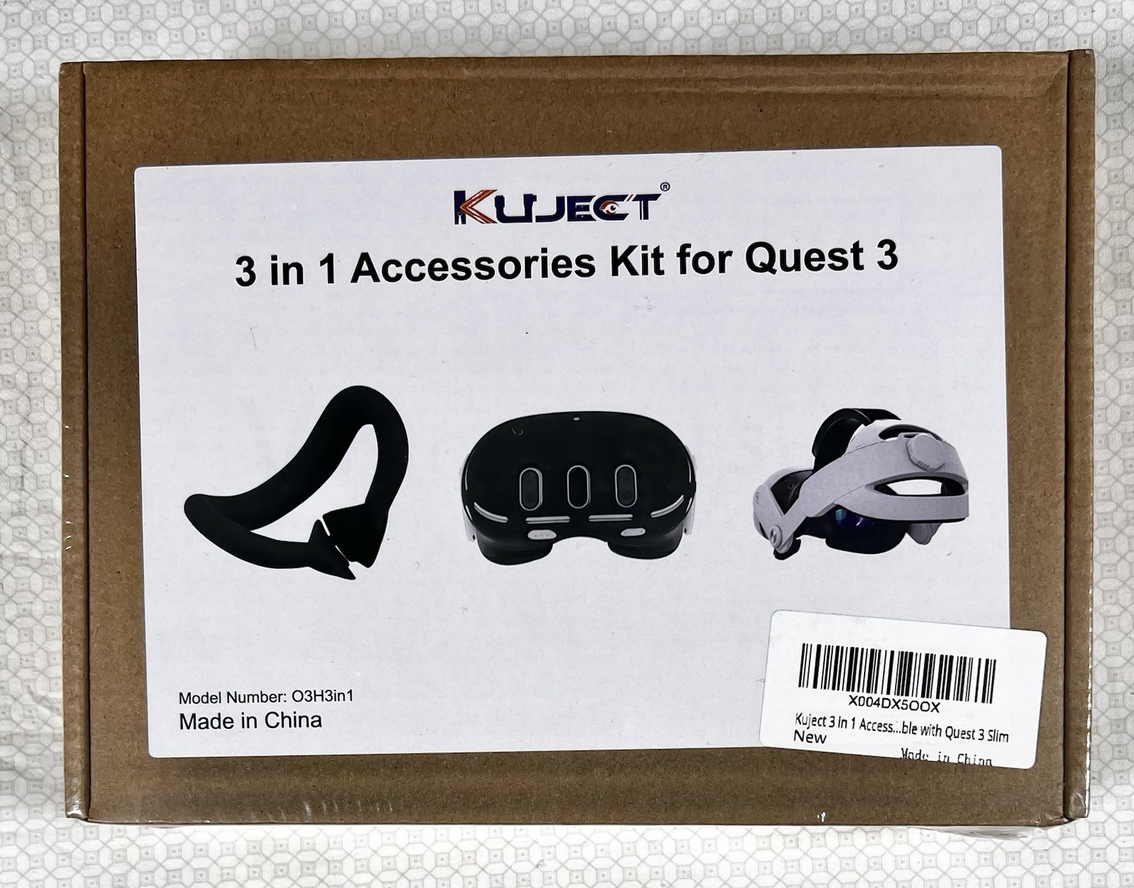 Kuject 3-in-1 Accessories Kit for Quest 3 O3H3in1