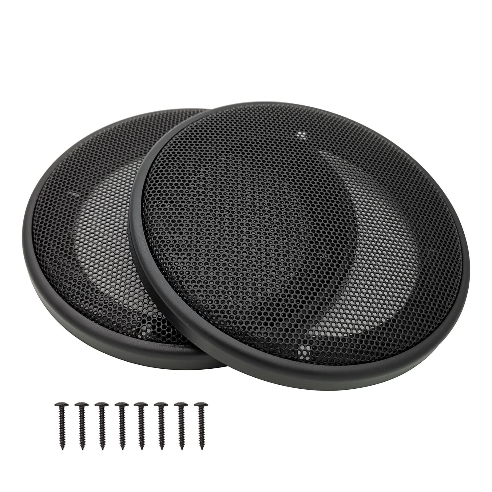4" Speaker Grill Covers, Car Speaker Subwoofer Guard Protector, ABS Plastic F.