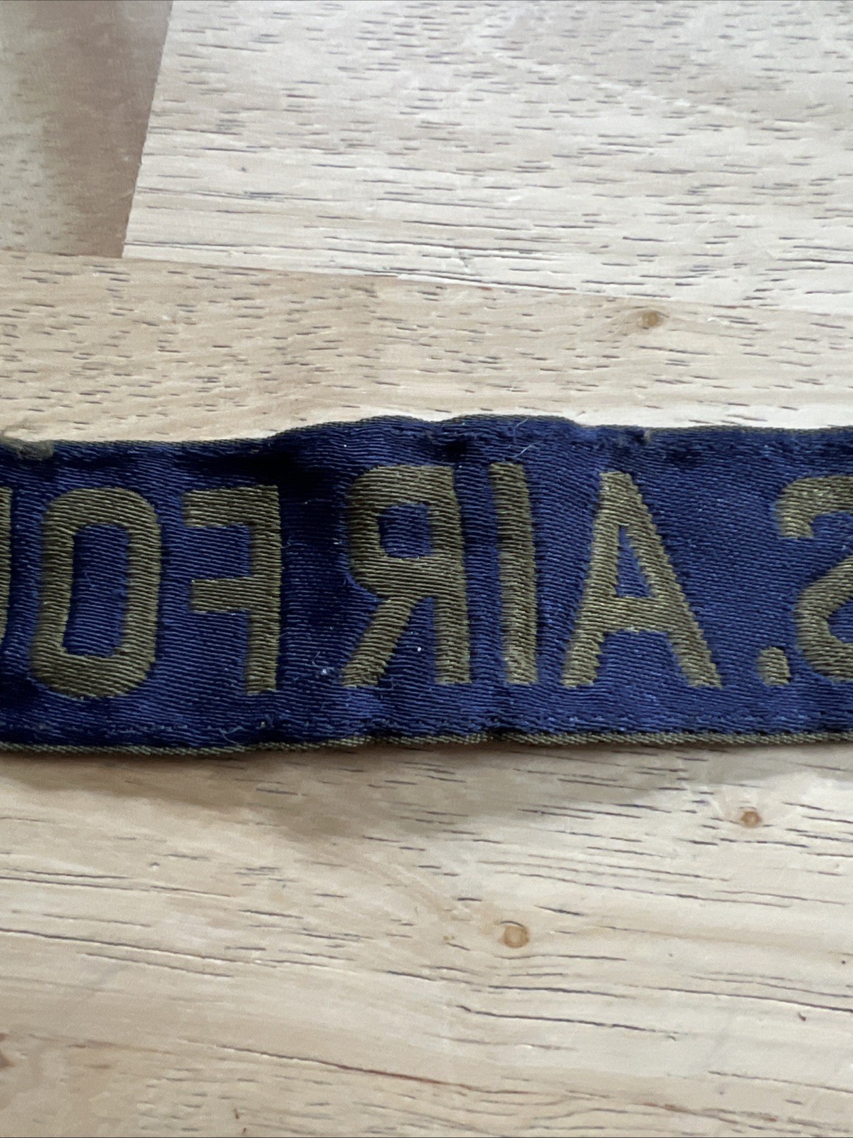 Patch US Air Force USAF Green Name Tape Strip
