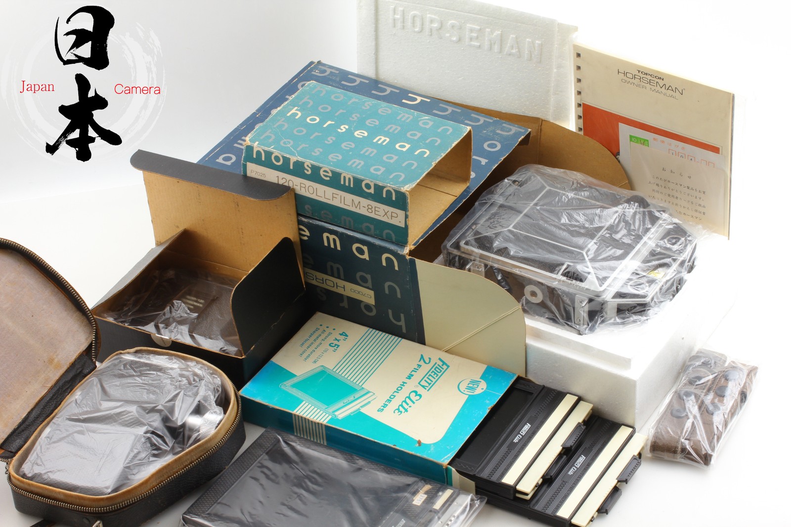 【 Top MINT 】 Horseman 985 Film Camera Topcor 90mm f/5.6 Lens 6x9 8EXP From JAPAN