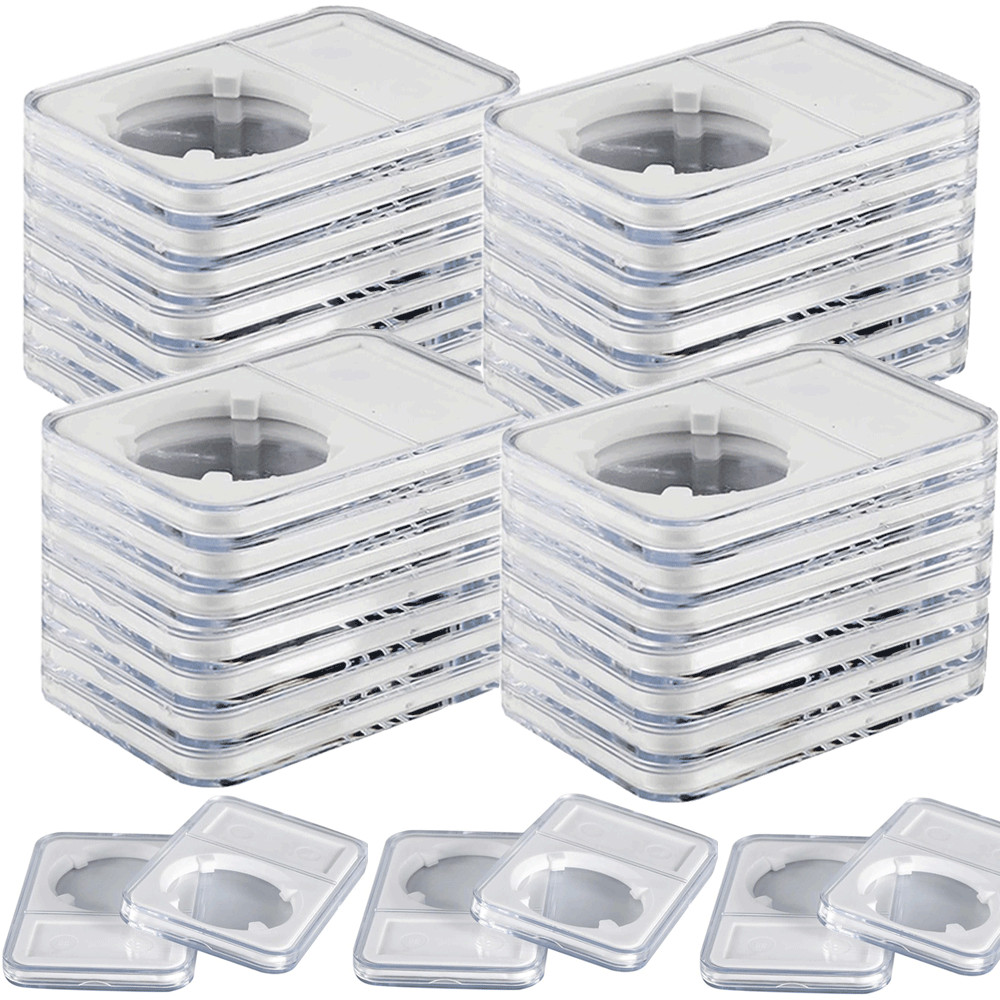30MM Coin Slab Display Holder Storage 10-100Pcs Case For JFK HALF DOLLAR US