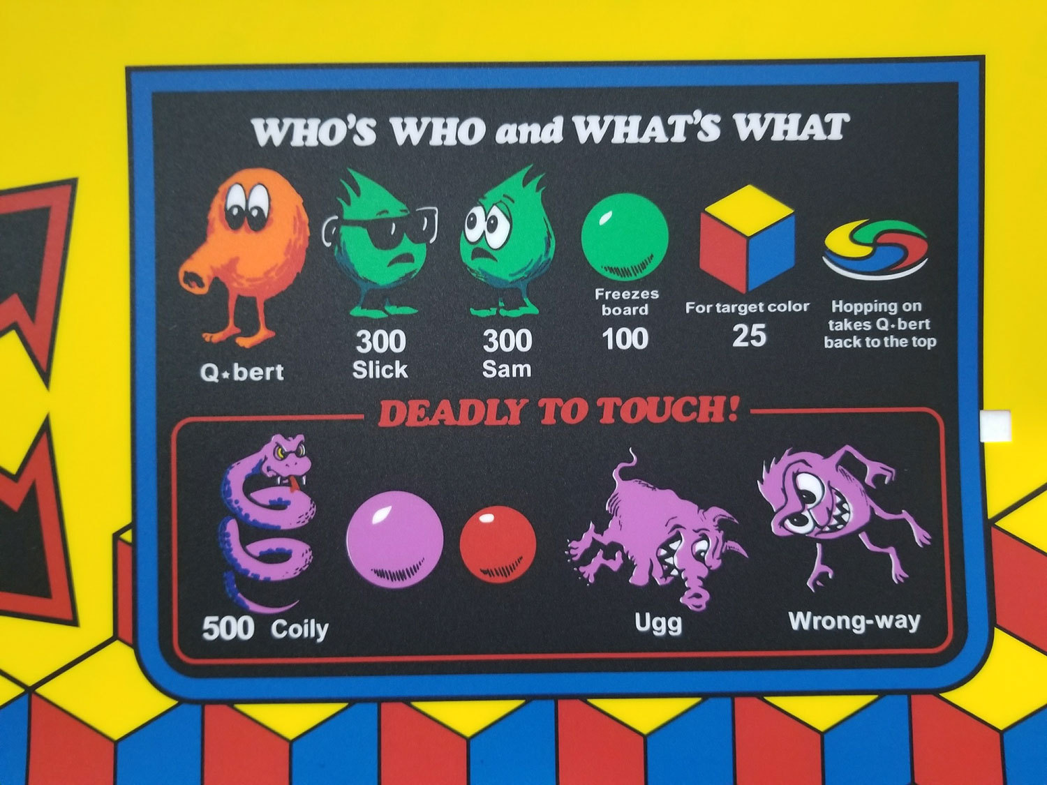 QBERT CPO Screen Printed & Licensed - RARE - PA EXCLUSIVE!
