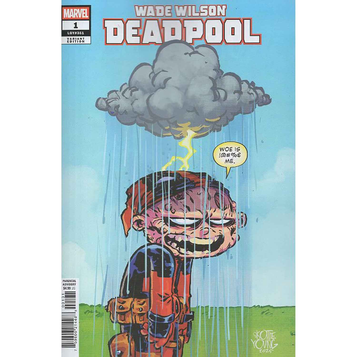Wade Wilson Deadpool #1 Skottie Young Variant Marvel Comics