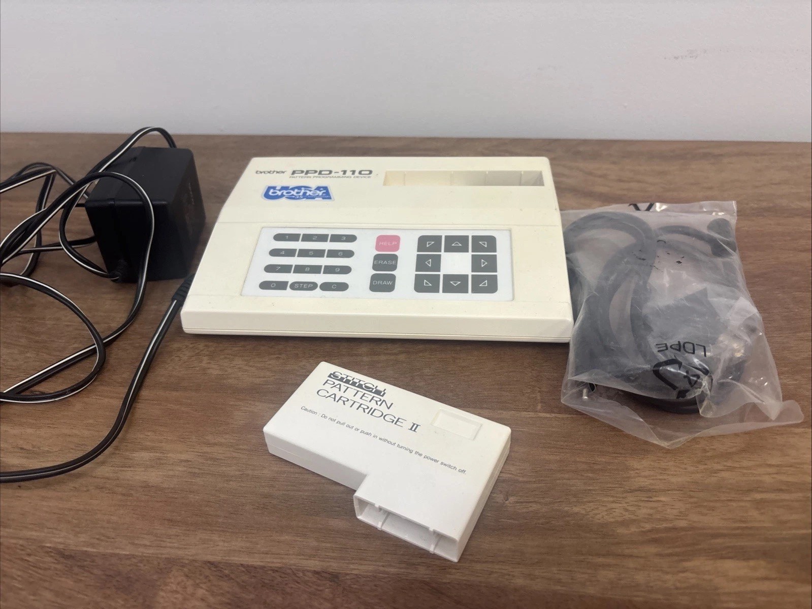 Brother PPD-110 pattern programming device Sewing Embroidery Read Please