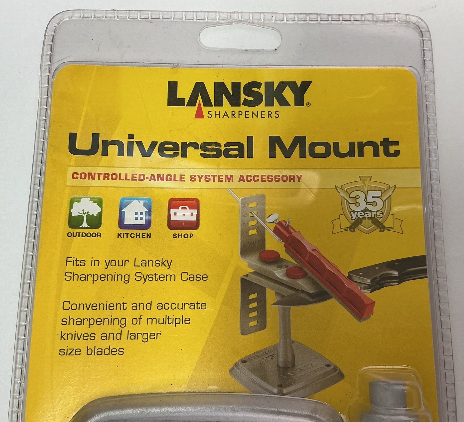Lansky Sharpeners Aluminum Universal Mount Controlled-Angle System Accessory New