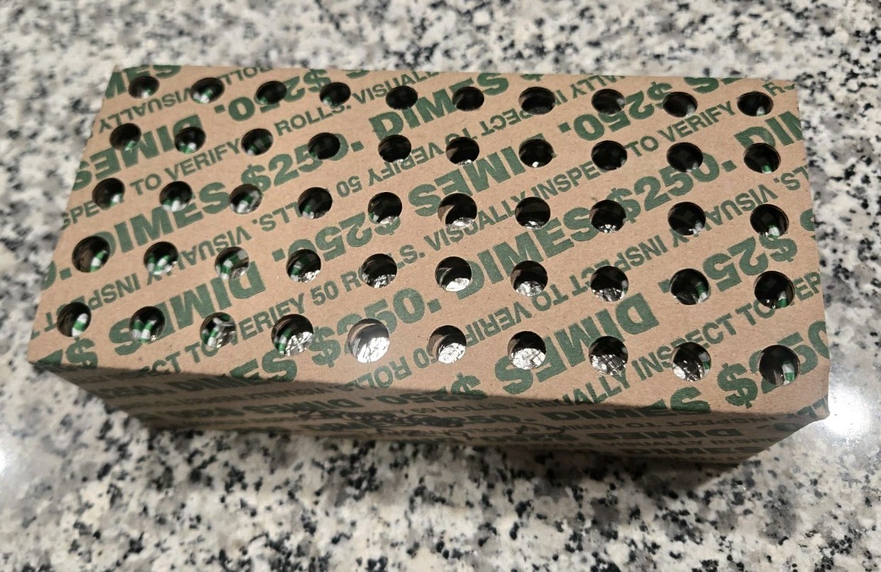2026 D EMERGING LIBERTY SEMIQ $250 DIME BOX SEALED (50 ROLLS) FRESH GEM BU