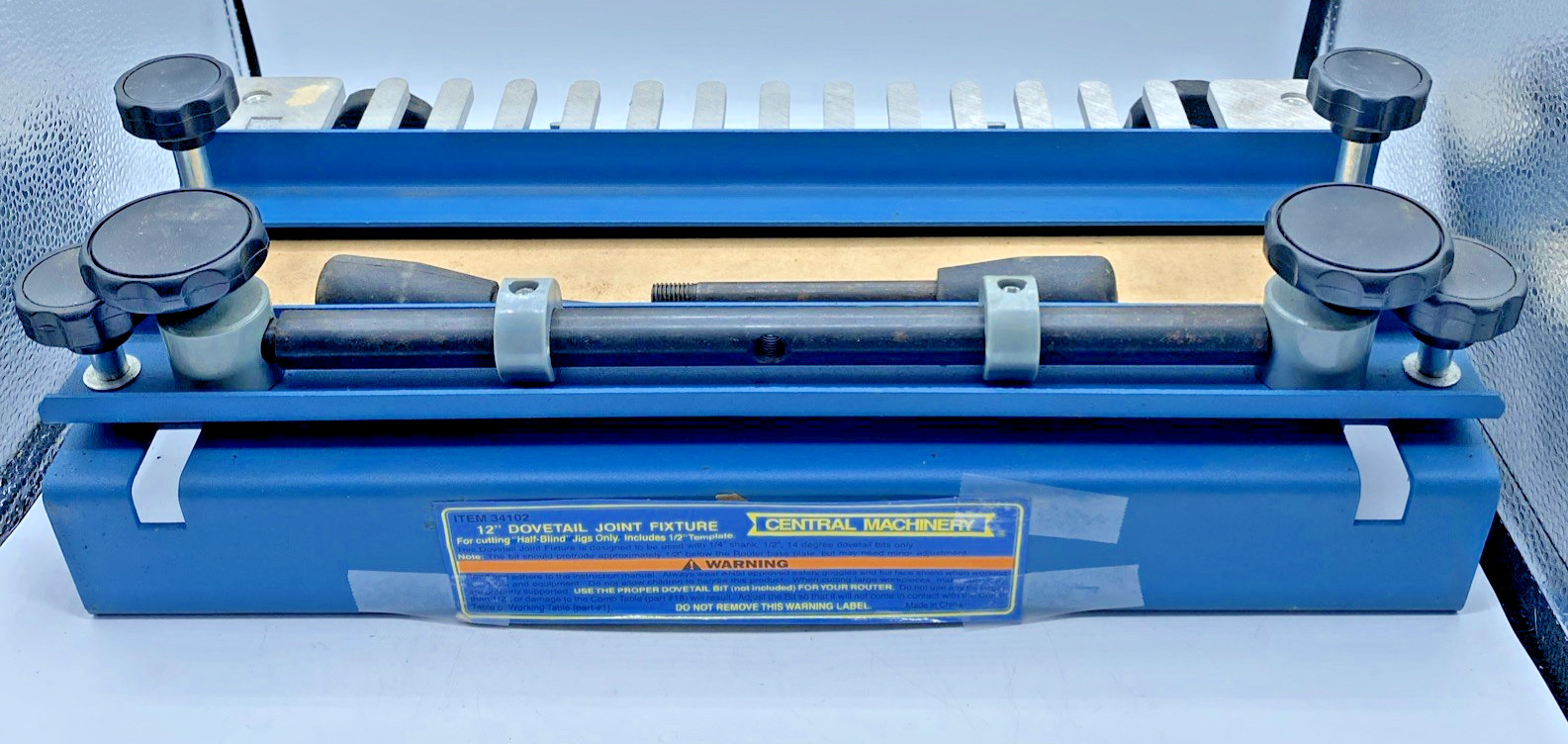 Central Machinery 12" Dovetail Joint Fixture Model 34102