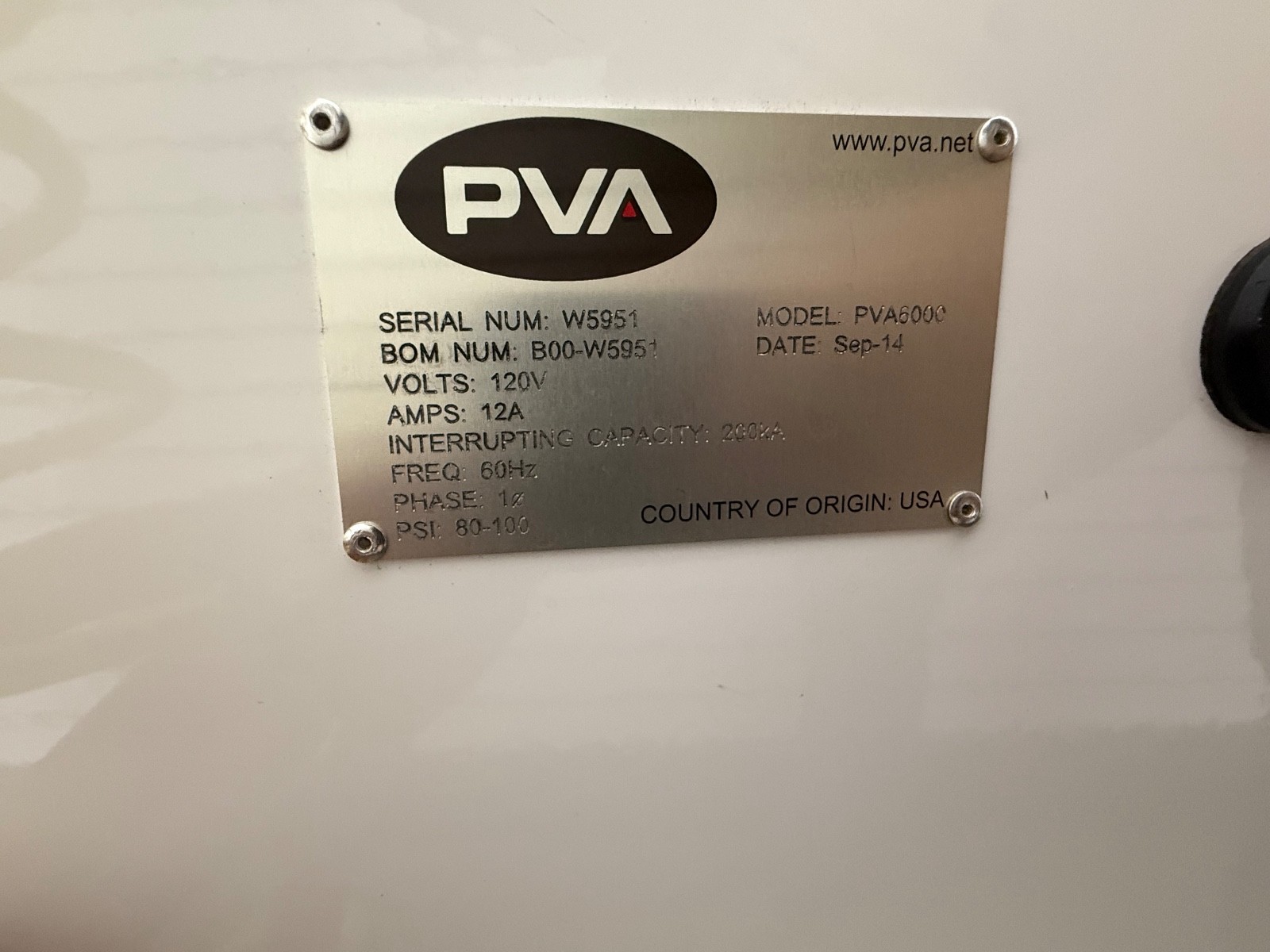 PVA (PVA 6000) inline conformal coating / dispensing machine