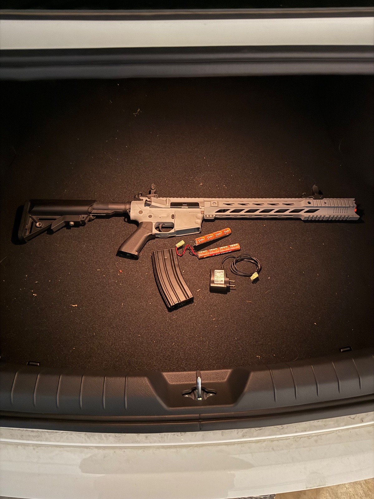 Lancer Tactical SPR Gen 2 M4 Interceptor AEG Airsoft Rifle - Tan (‎LT-25T-G2)