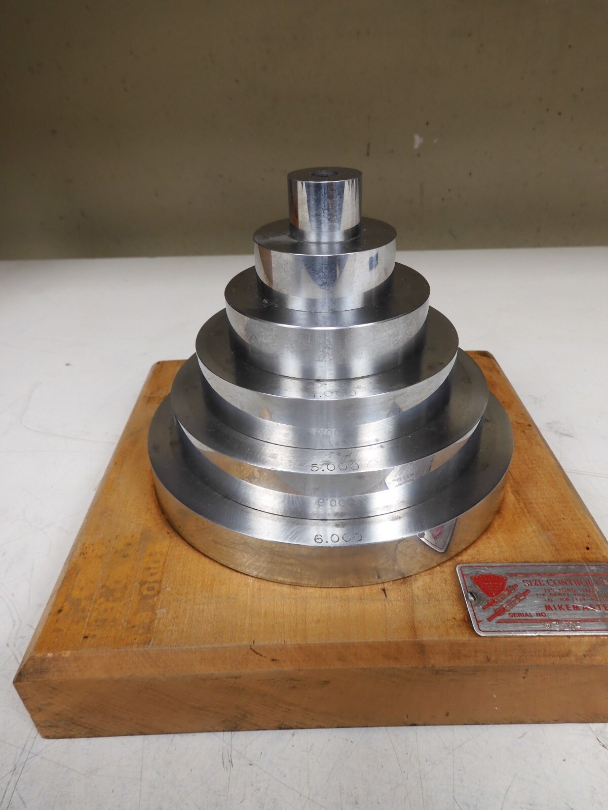Size Control - MikeMaster - Micrometer Calibrator/Standard 1-6" - PU68