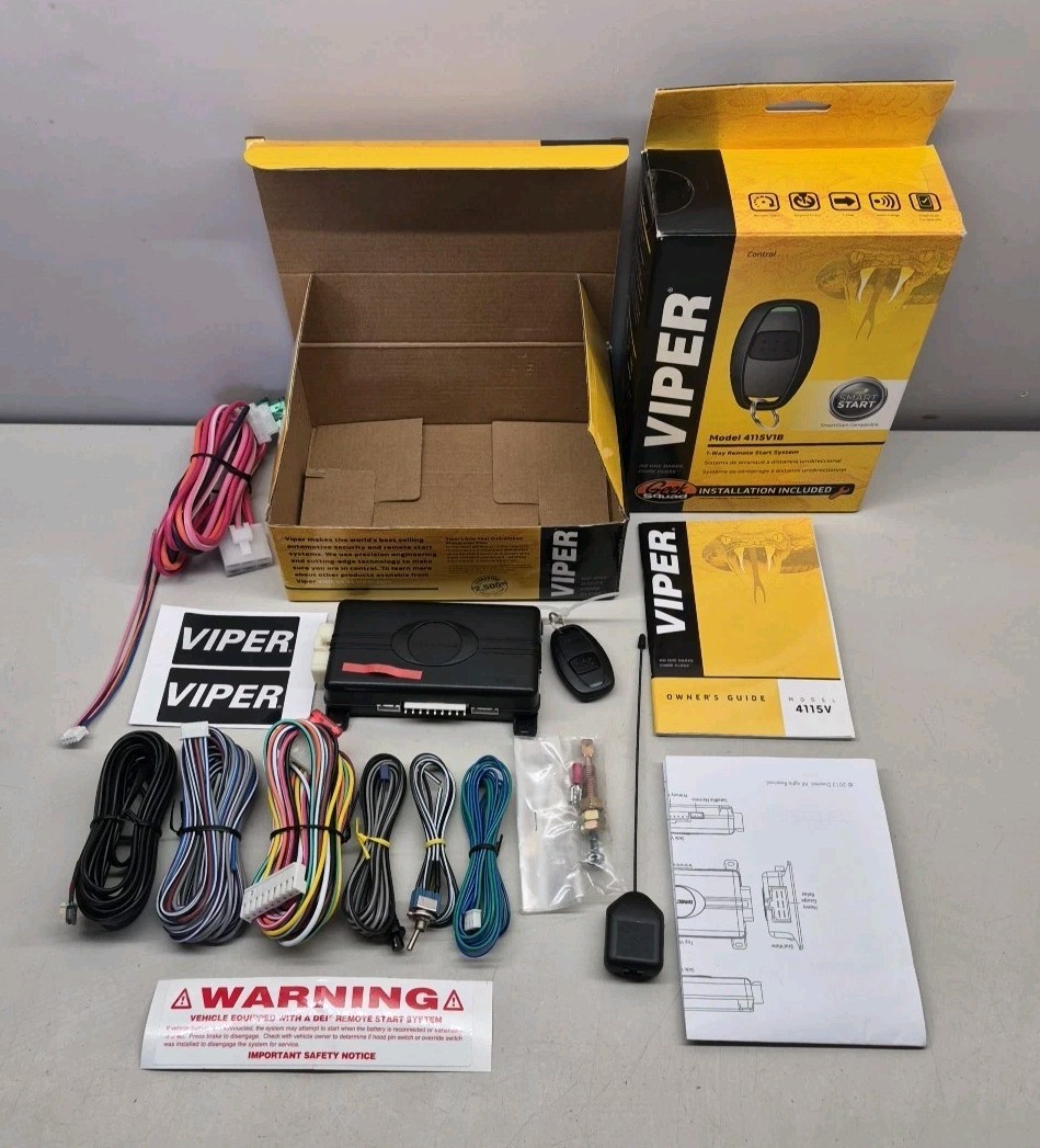 Viper 4115V1B 1-Way Remote Start System Smart Start Compatible