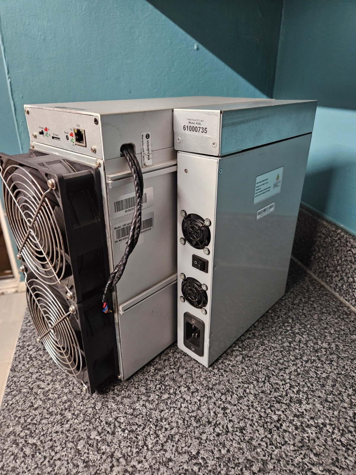 Iceriver KS5L (12Th)  ASIC Miner  UK  2 of 2. Mines SAME as 30 x KSO Miners