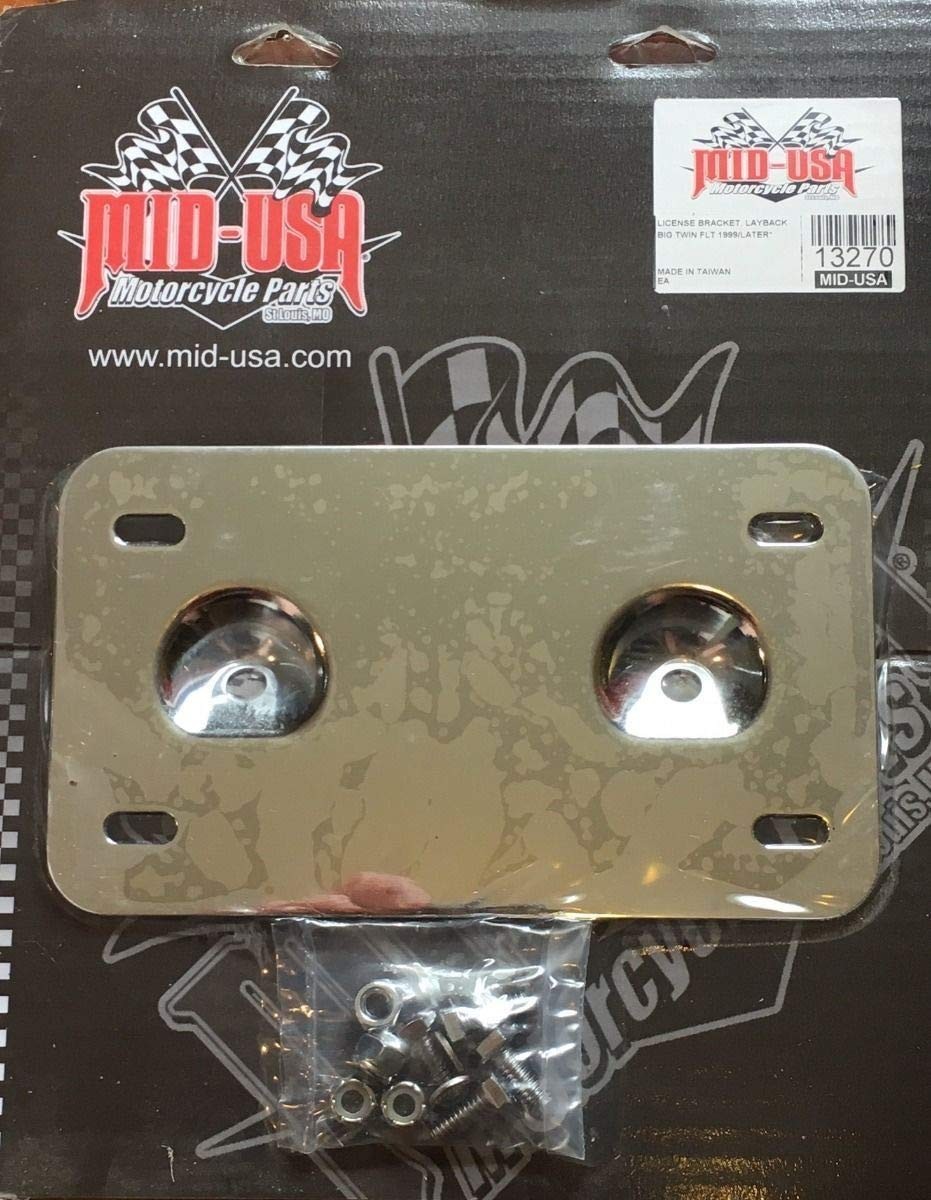 Laydown Layback License Plate Mount Kit for 1999-08 Harley Touring Models
