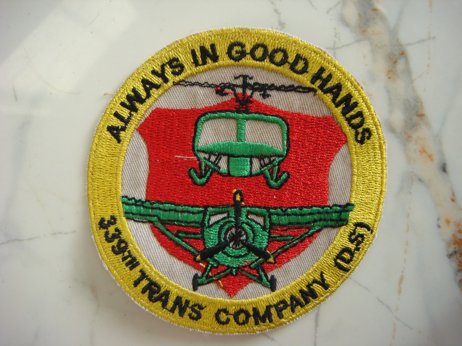 US 339th TRANSPORTATION Co. DIRECT SUPPORT "ALWAYS IN GOOD" VIETNAM WAR PATCH