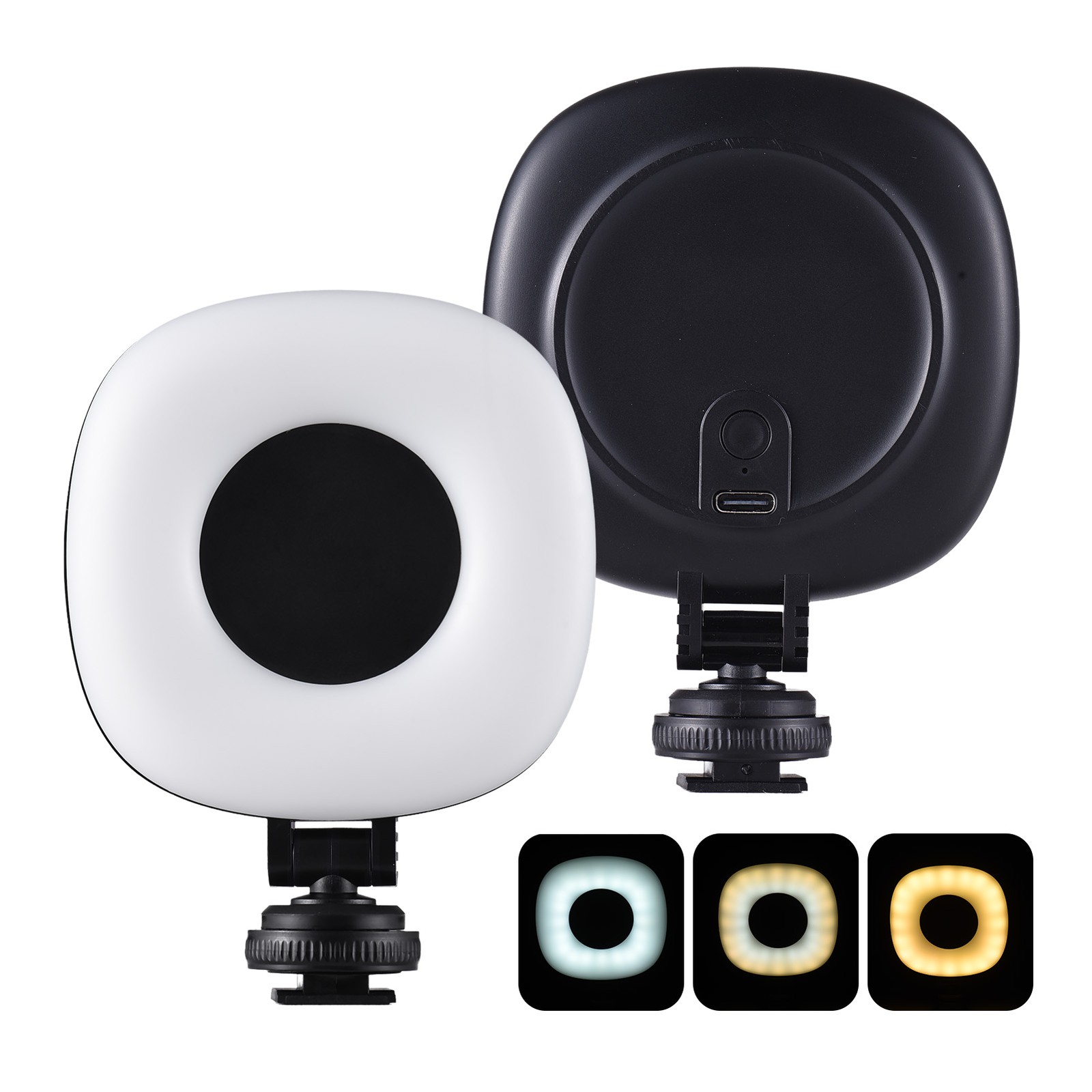2 Pack LED Video Light Camera Light Photography LED Fill Light 3 VPGE
