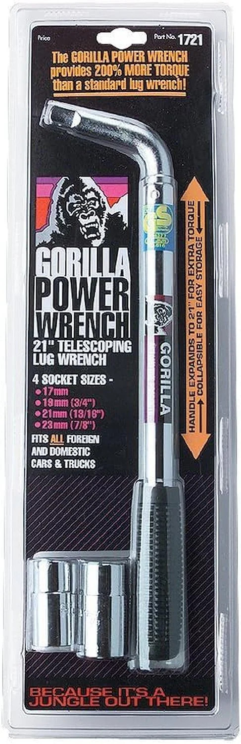Gorilla Automotive 1721 Power Wrench, For Flip Sockets, 17 mm / 3/4" / 13/16" /