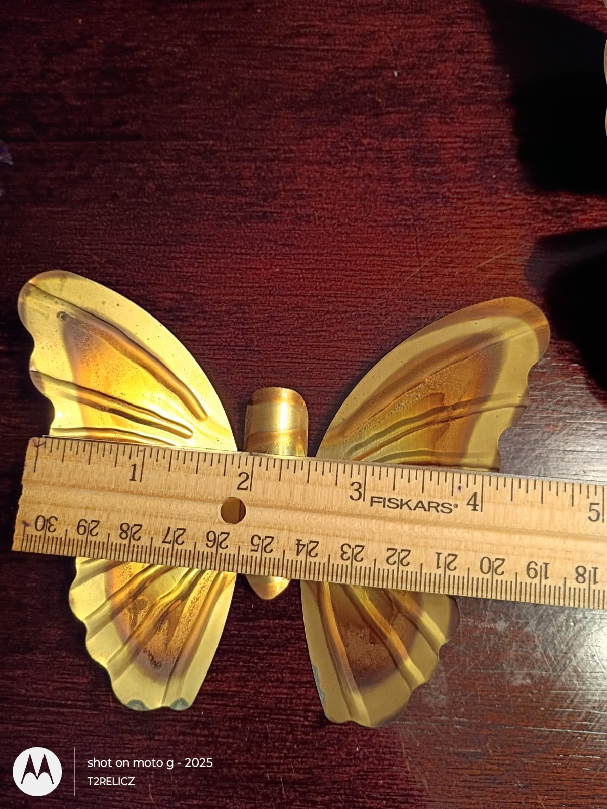 Home Interiors Brass Butterflies Set Of 3 Metal Wall Decor~Vtg~MCM~ Timeless!