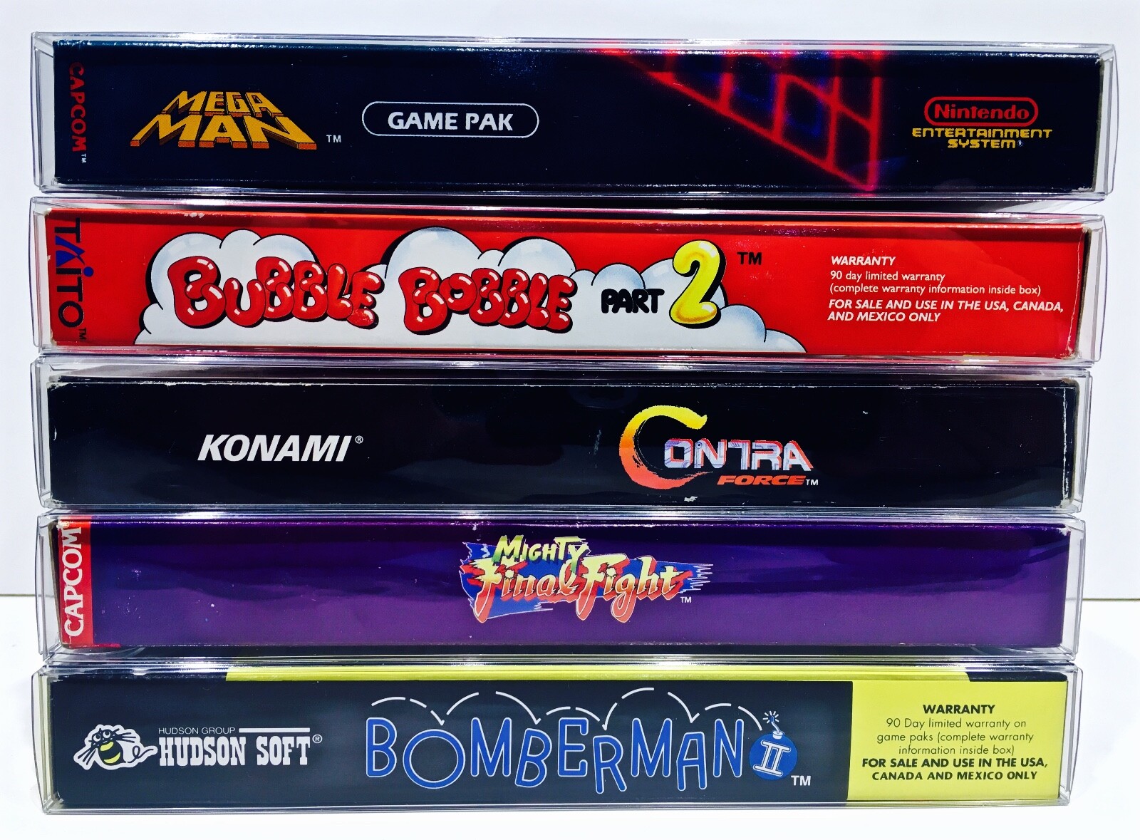 1x Box Protectors for NINTENDO NES Video Game Boxes! Clear Display Cases CIB New