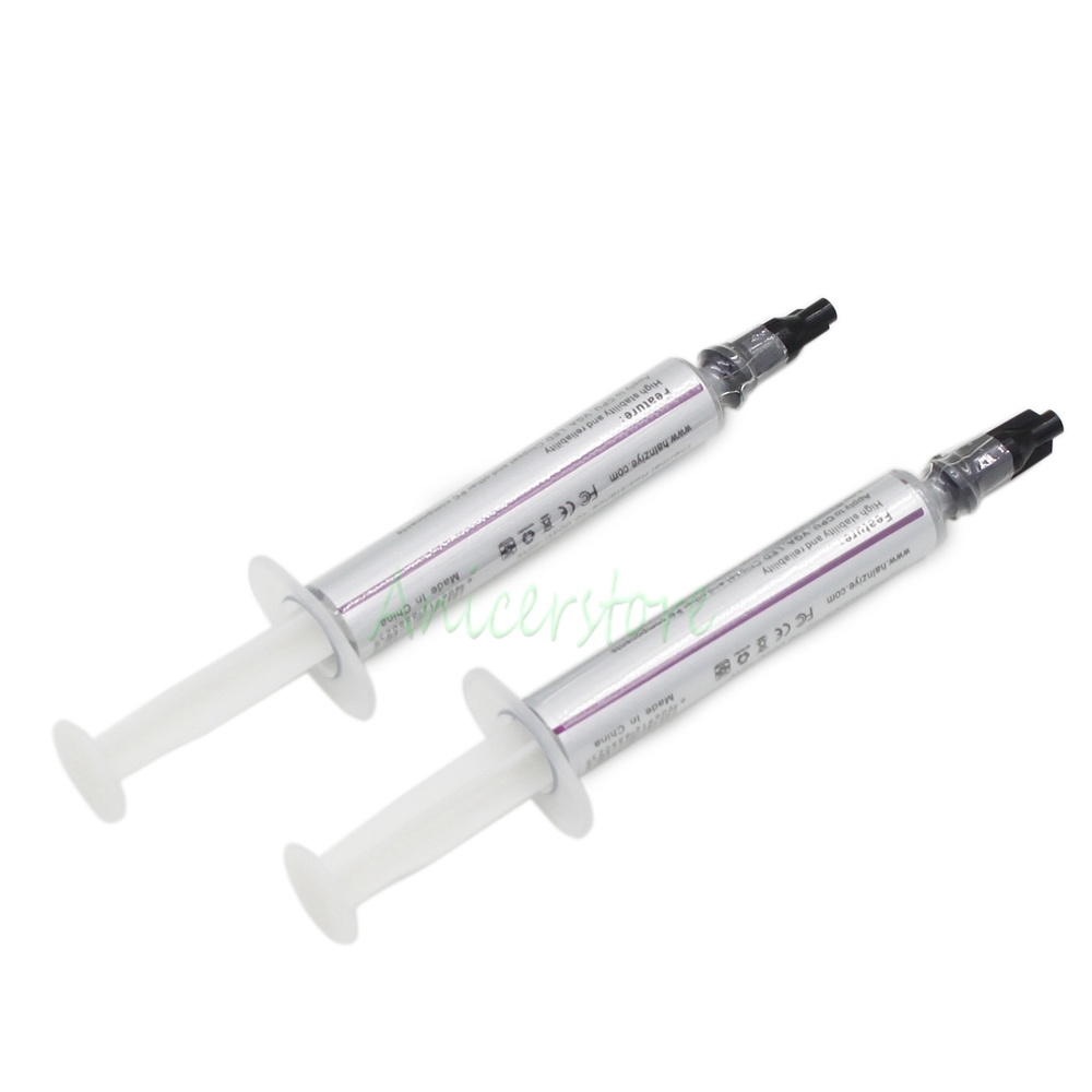 2 Tube/pack 5.15W/mk Nanometer Silicone Thermal Grease Compound Paste CPU GUP IC