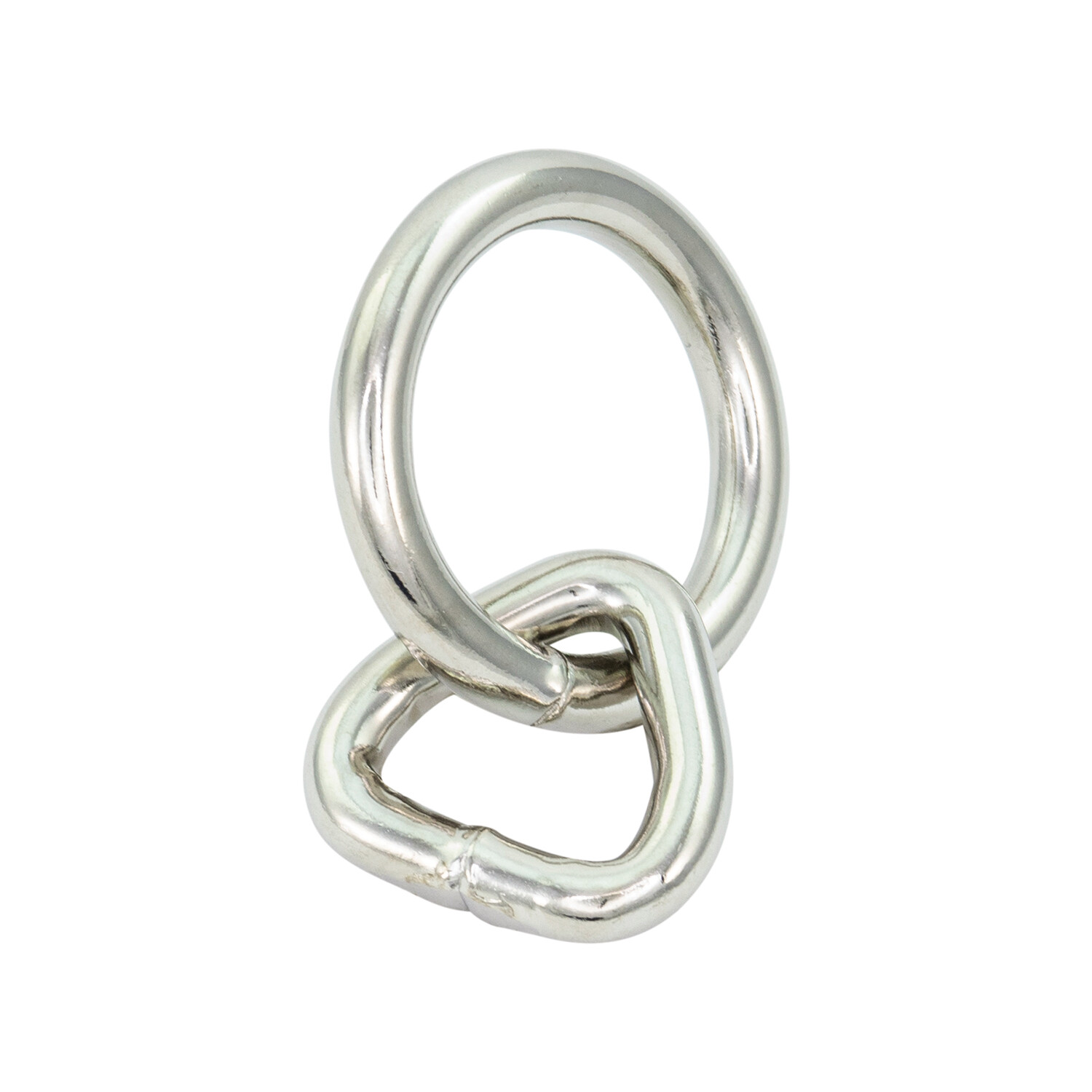 Medium 35mm Size Silver Bondage Rings - single ring - StudsAndSpikes