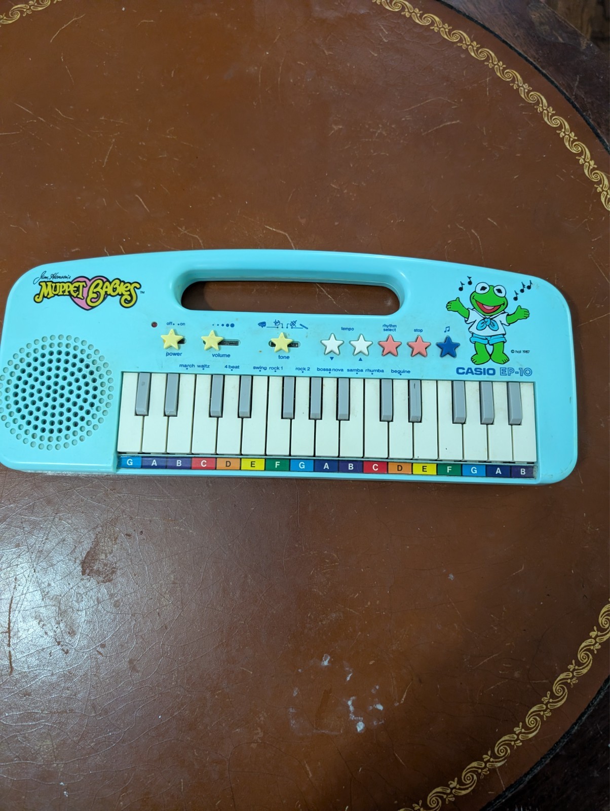Vintage 1987 Muppet Babies Casio EP-10 Keyboard Works