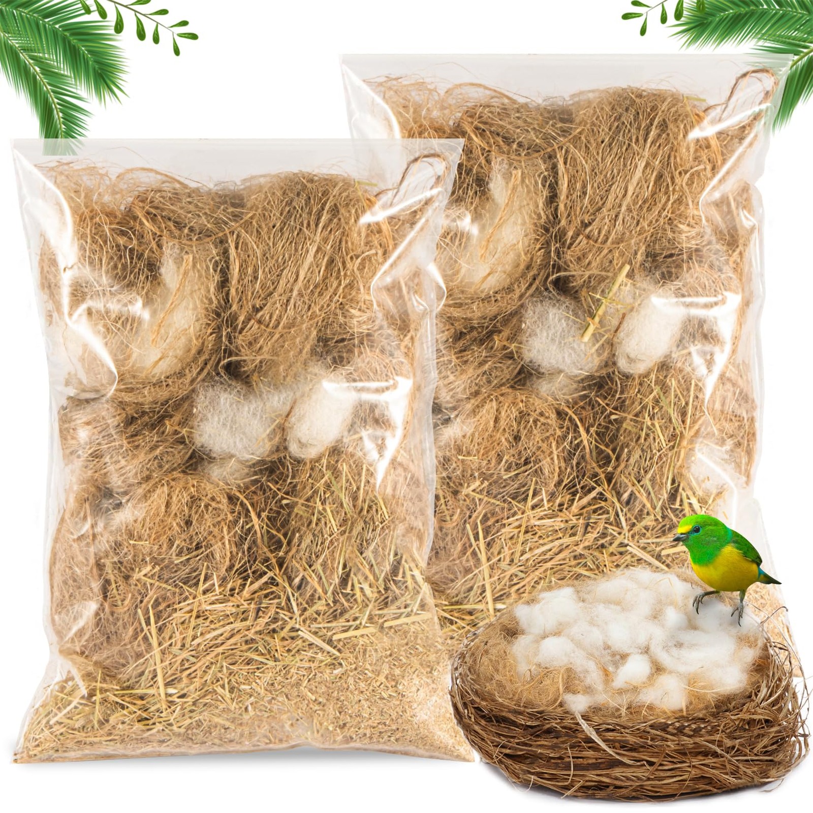 Sukh Bird Nesting Material - Nests Bedding Hummingbird No