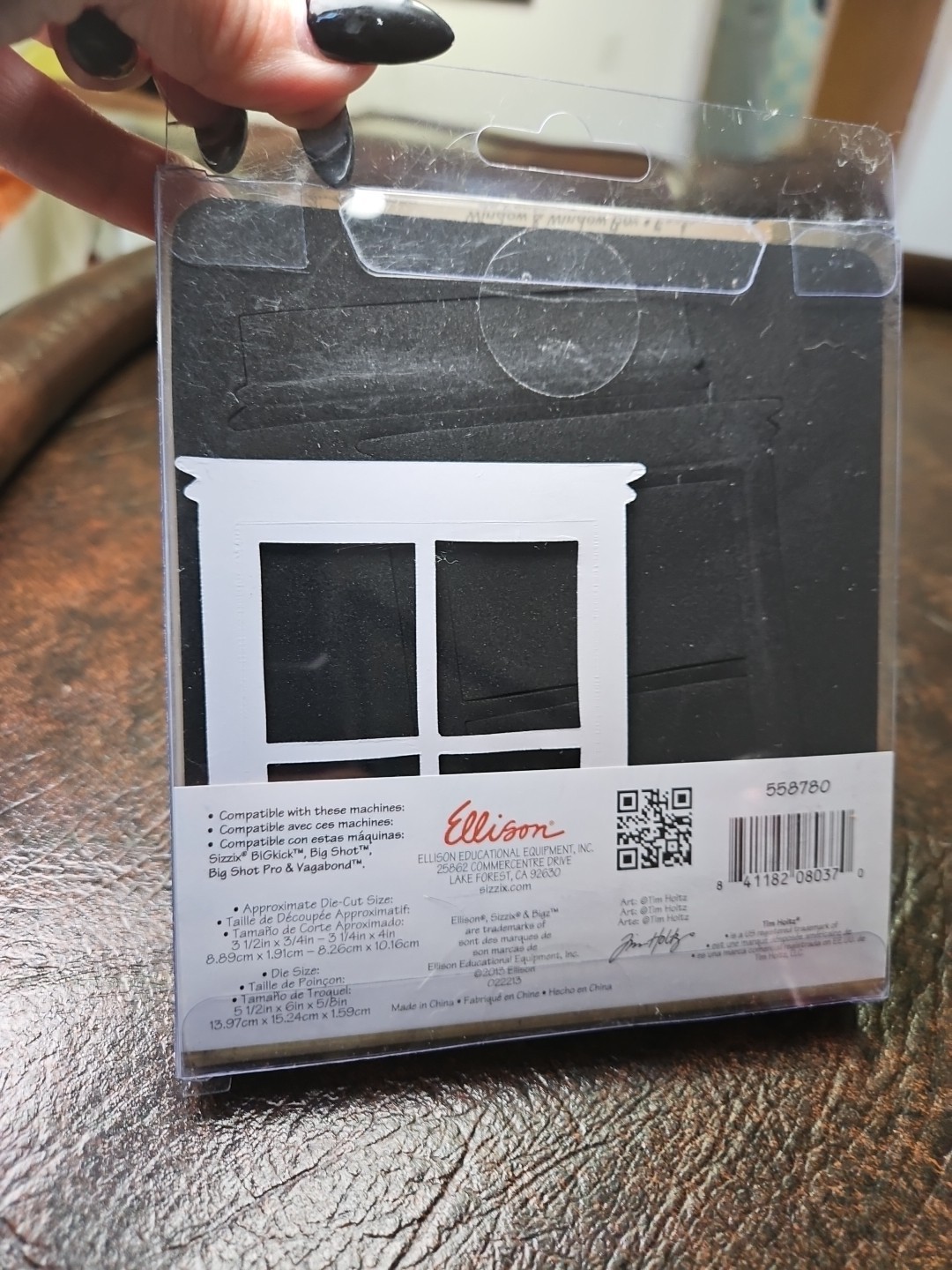Sizzix Tim Holtz Alterations Dies Window & Window Box #658780 New